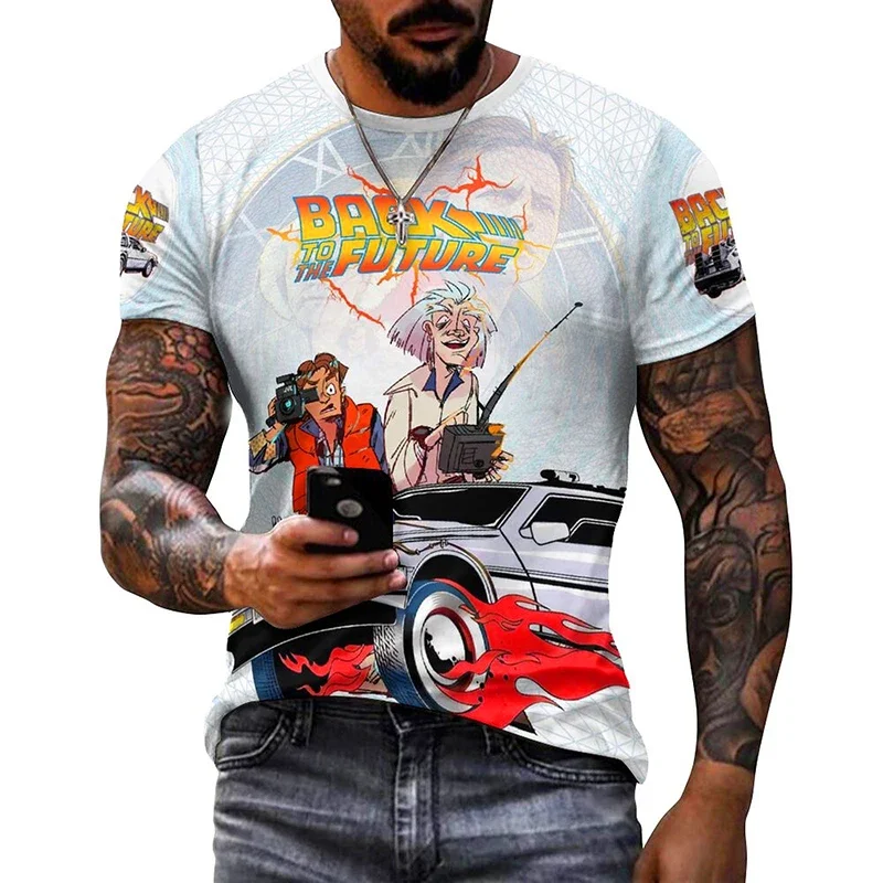 Movie Back To The Future T Shirt Men Women Clothing Summer Short Sleeve Graphic 3D Print Tee Tops Fashion Streetwear T-shirt
Movie Back To The Future T Shirt Men Women Clothing Summer Short Sleeve Graphic 3D Print Tee Tops Fashion Streetwear T-shirt