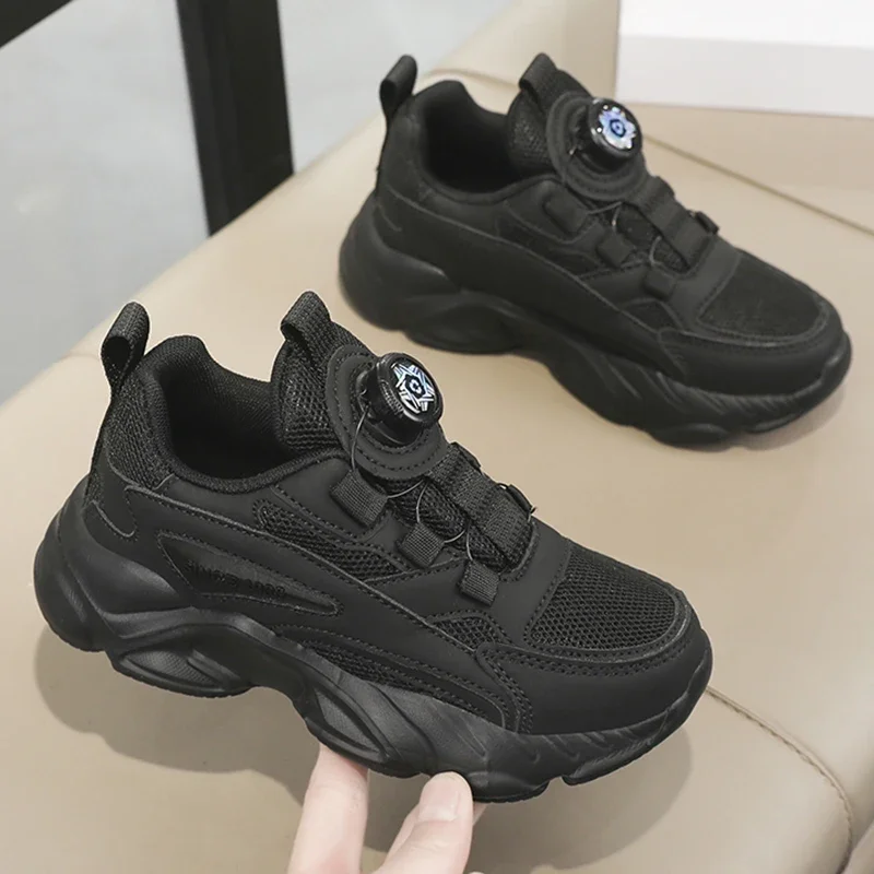 Children's Fashion Sports Shoes Breathable Student Black School Walking Shoes Anti-skid Boys and Girls Casual Running Sneaker 1
Children's Fashion Sports Shoes Breathable Student Black School Walking Shoes Anti-skid Boys and Girls Casual Running Sneaker 1