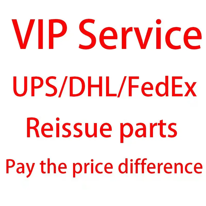 Доплата за разницу в стоимости доставки (DHL/EMS/FEDEX/UPS) / Доплата за перевозку / Доплата за залог
Доплата за разницу в стоимости доставки (DHL/EMS/FEDEX/UPS) / Доплата за перевозку / Доплата за залог