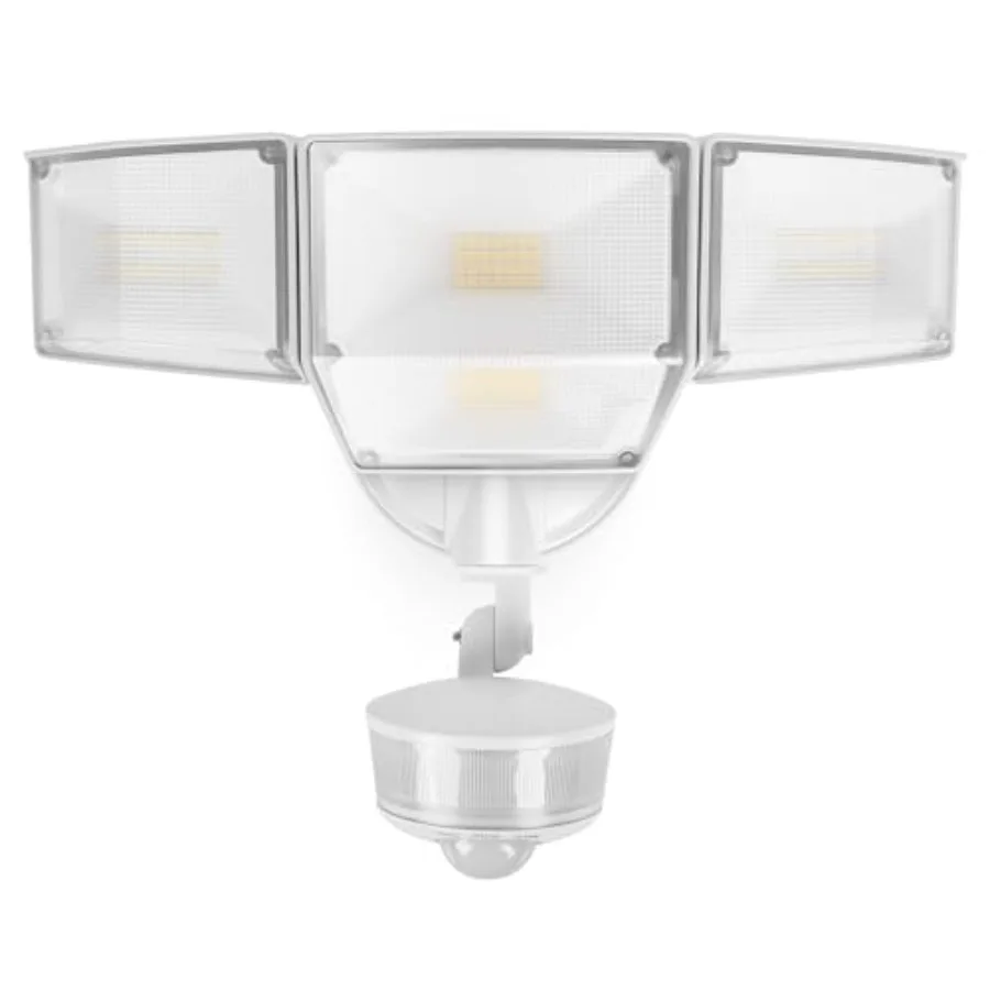 84W 9500LM LED Security Light Motion Sensor Outdoor Lights with Night Light 4 Head LED Flood Lights 5000K Daylight IP65 Waterpr
84W 9500LM LED Security Light Motion Sensor Outdoor Lights with Night Light 4 Head LED Flood Lights 5000K Daylight IP65 Waterpr