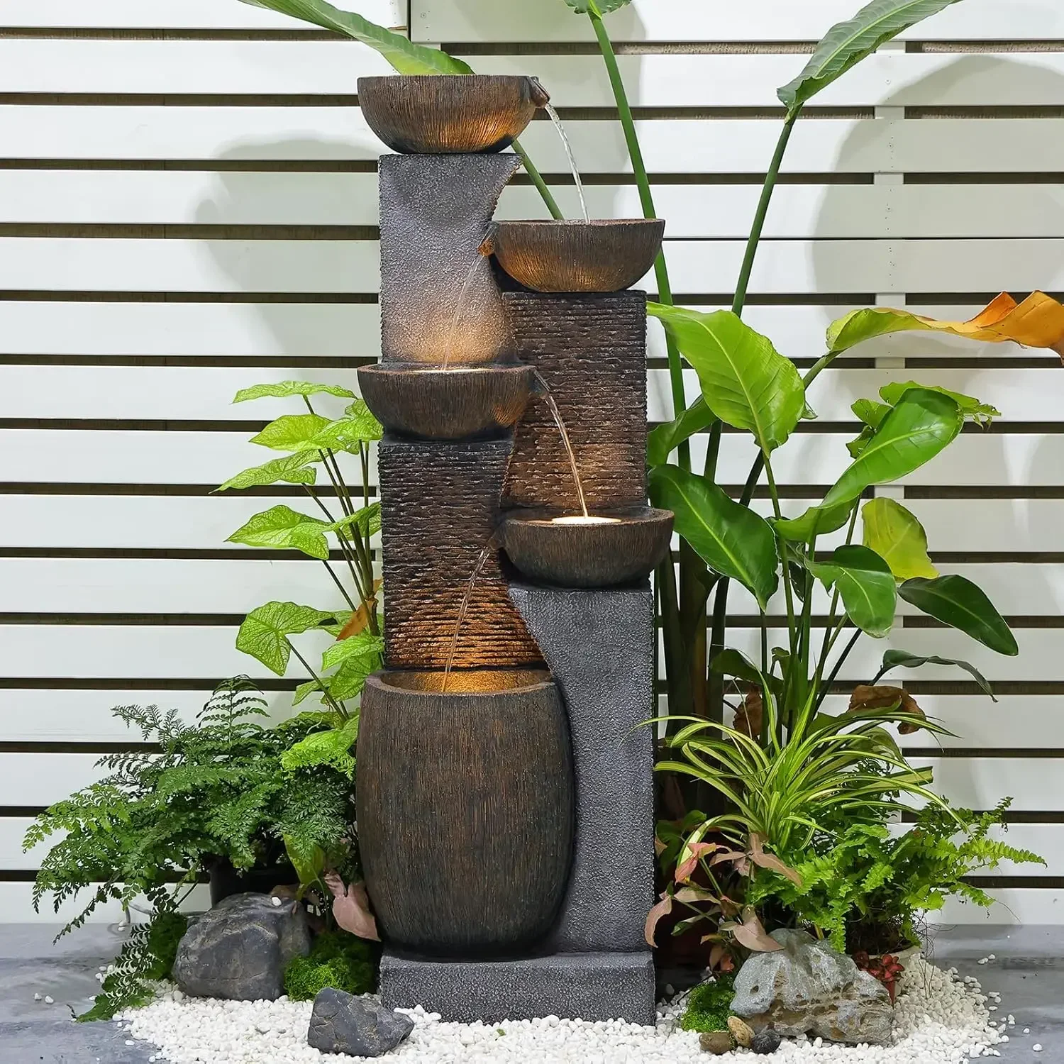 51.4" H Outdoor Garden Water Fountain for Garden, Patio, Backyard, Deck, Porch and Home Art Decor, Large Outdoor Fountain
51.4" H Outdoor Garden Water Fountain for Garden, Patio, Backyard, Deck, Porch and Home Art Decor, Large Outdoor Fountain
