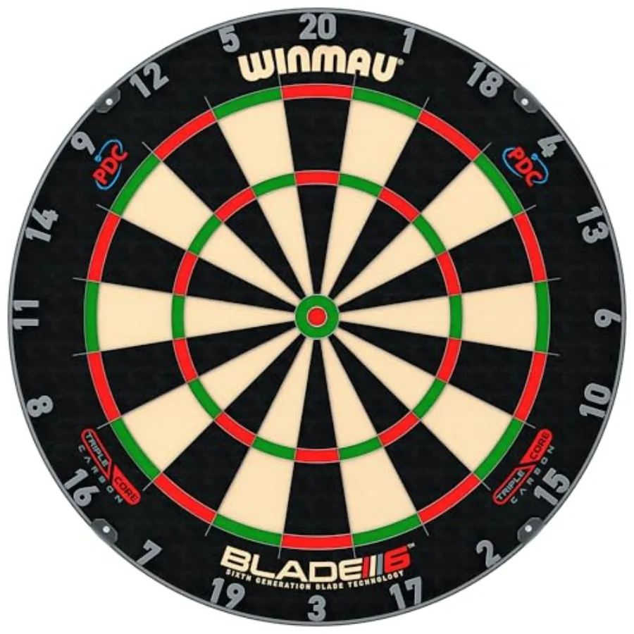 and 30 Series Dartboards - Professional PDC Tournament Dart Board, Ultra-Thin Wire System, High-Density Sisal Construction
and 30 Series Dartboards - Professional PDC Tournament Dart Board, Ultra-Thin Wire System, High-Density Sisal Construction
