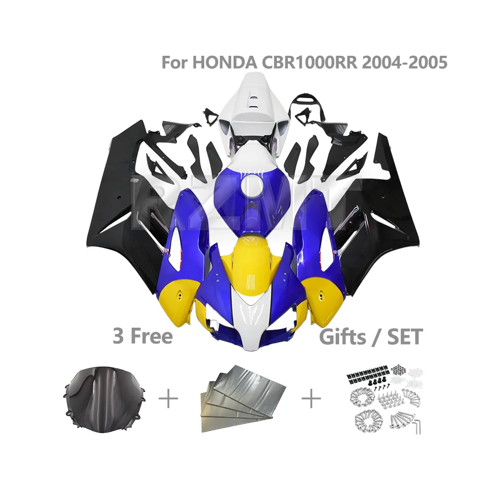 Комплект обтекателя мотоцикла для HONDA CBR1000RRR 2004-2005 CBR 1000RR ABS, инъекционные индивидуальные обтекатели, комплект деталей для кузова H1005-1019b 
Комплект обтекателя мотоцикла для HONDA CBR1000RRR 2004-2005 CBR 1000RR ABS, инъекционные индивидуальные обтекатели, комплект деталей для кузова H1005-1019b