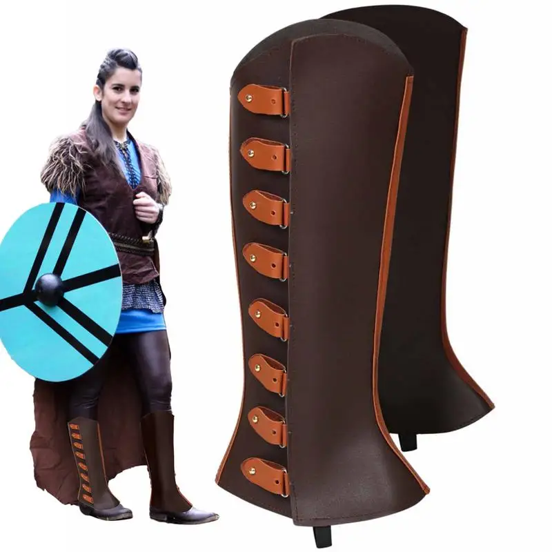 Men's Costume Footwear Costume Tops Leg Boot Covers Costume Boot Covers For Role Play Christmas Gaiters Knight Warrior Cosplay
Men's Costume Footwear Costume Tops Leg Boot Covers Costume Boot Covers For Role Play Christmas Gaiters Knight Warrior Cosplay