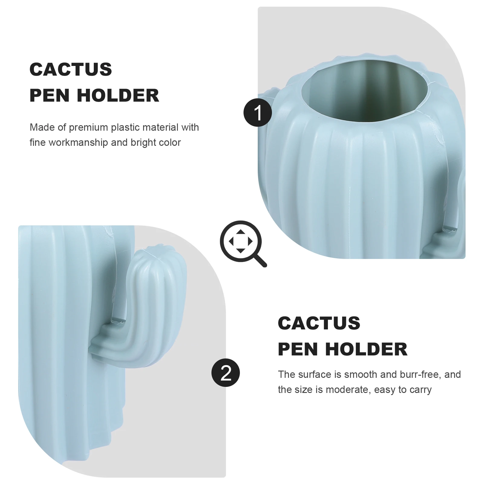 2pcs Cactus Pen Holder Brush Pot Desktop Storage Jar Pencil Stationery Organizer Container For Home Office Large
2pcs Cactus Pen Holder Brush Pot Desktop Storage Jar Pencil Stationery Organizer Container For Home Office Large