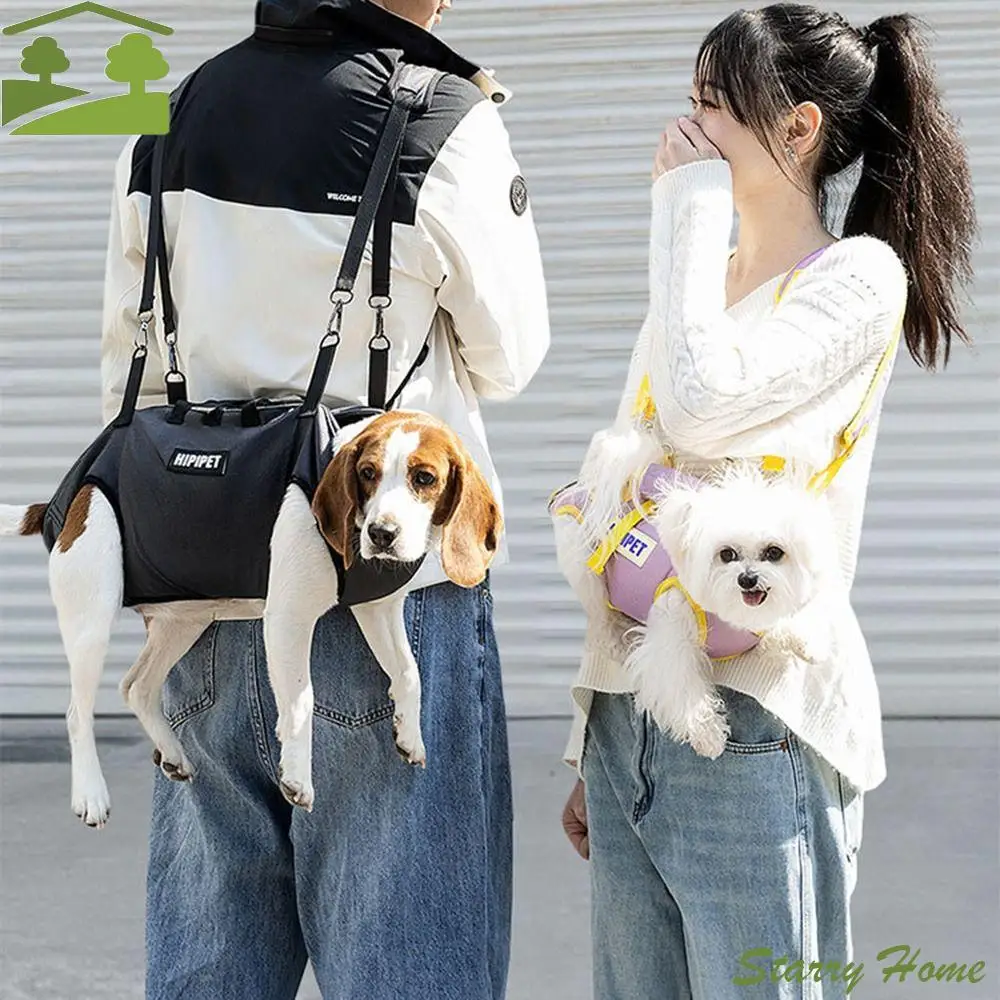 Breathable Pet Outing Backpack Full Support Adjustable Strap Dog Lift Harness Hands-Free Comfortable Dogs Sling Carrier
Breathable Pet Outing Backpack Full Support Adjustable Strap Dog Lift Harness Hands-Free Comfortable Dogs Sling Carrier