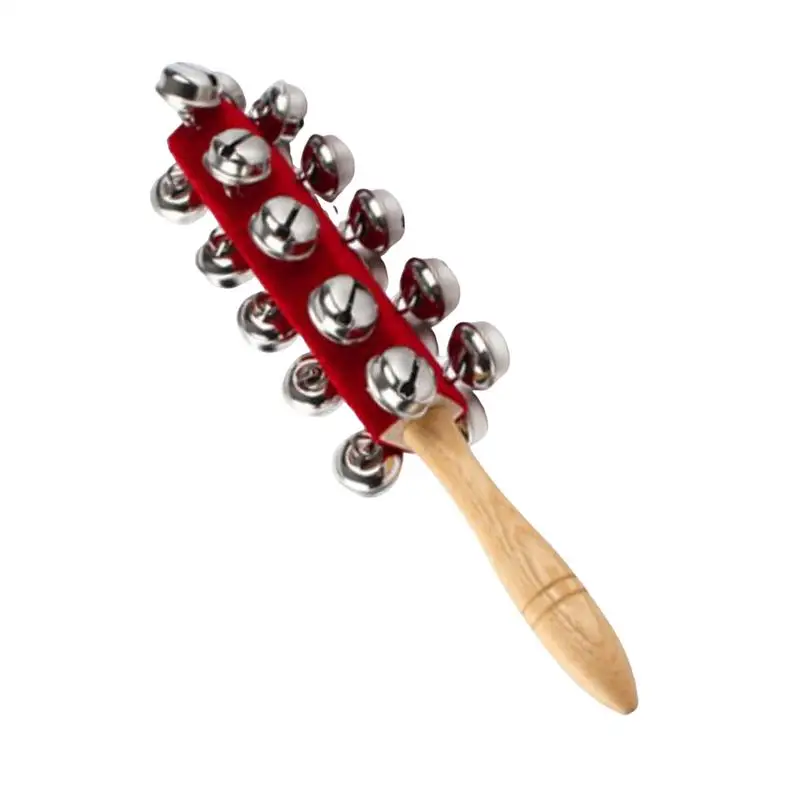 Instruments Hand Jingle Bell Jingle Bells Wooden Shaker For Children Boys Girls Musical Toy Parent-Child Interaction Percussion
Instruments Hand Jingle Bell Jingle Bells Wooden Shaker For Children Boys Girls Musical Toy Parent-Child Interaction Percussion