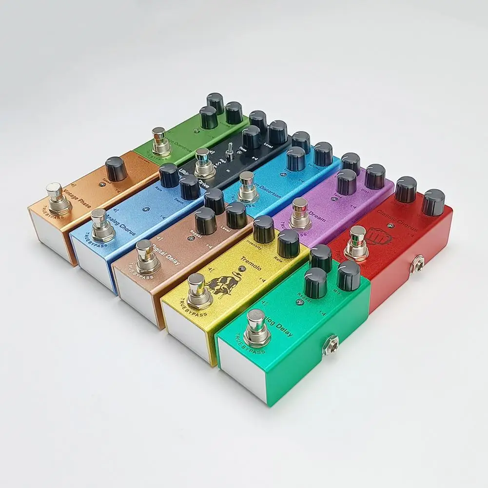 Electric Guitar Pedal Vintage Overdrive/distortion Crunch/distortion/tremolo/classic Chorus/digital Delay
Electric Guitar Pedal Vintage Overdrive/distortion Crunch/distortion/tremolo/classic Chorus/digital Delay