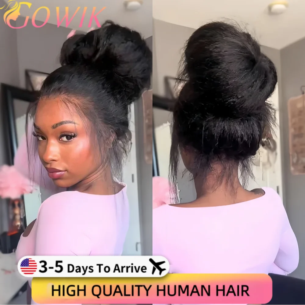 Kinky Straight Hidden Strap Invisi Drawstring 360 HD Full Lace Front Wigs Human Hair Pre Plucked 200 Density 360 Frontal Glueless Wigs Human Hair For Black Women
Kinky Straight Hidden Strap Invisi Drawstring 360 HD Full Lace Front Wigs Human Hair Pre Plucked 200 Density 360 Frontal Glueless Wigs Human Hair For Black Women