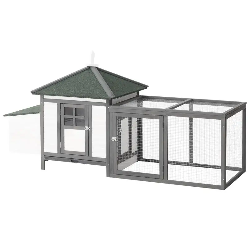 Chicken Coop Small Animal Pet Cage w/ Nesting Box Outdoor Run Wooden
Chicken Coop Small Animal Pet Cage w/ Nesting Box Outdoor Run Wooden