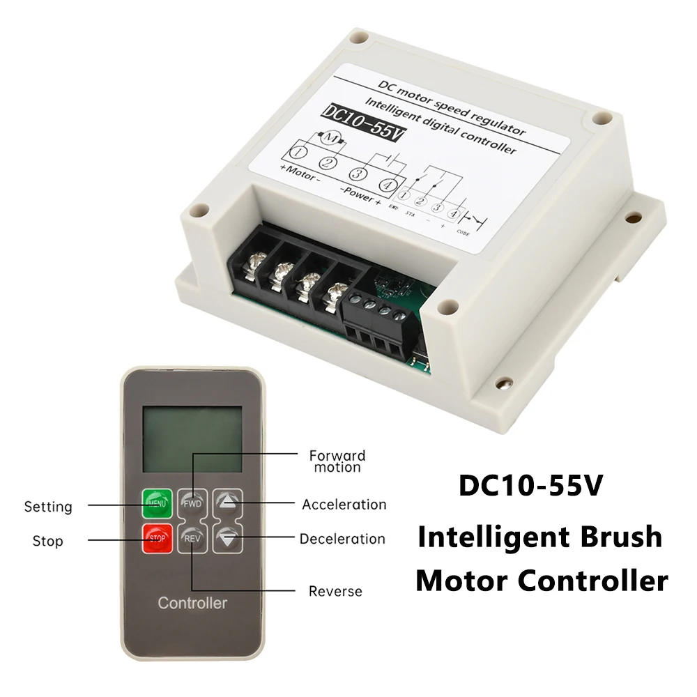 30A DC10-55V Интеллектуальный контроллер щеточного двигателя Встроенный модуль приемника дистанционного управления Высокоточная способность вождения
30A DC10-55V Интеллектуальный контроллер щеточного двигателя Встроенный модуль приемника дистанционного управления Высокоточная способность вождения