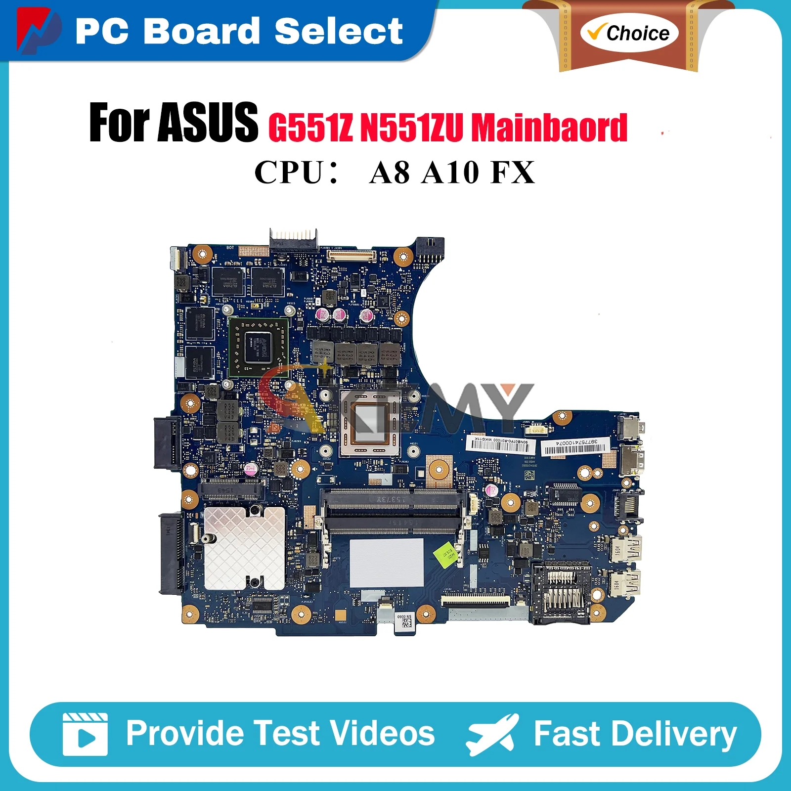 N551ZU Материнская плата для ноутбука ASUS ROG N551ZU N551Z G551Z Материнская плата для ноутбука с процессором A8 A10 FX 100% тестирование ОК быстрая доставка stk 
N551ZU Материнская плата для ноутбука ASUS ROG N551ZU N551Z G551Z Материнская плата для ноутбука с процессором A8 A10 FX 100% тестирование ОК быстрая доставка stk