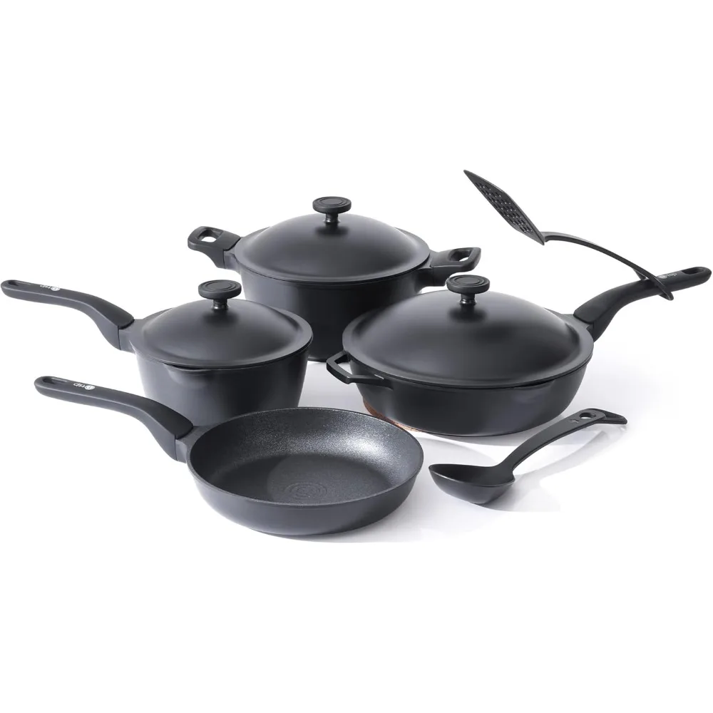 13pcs Cookware Set – Pots and Pans Set Non Stick with Rock.tec – Nothing Sticks, Never Warps, Lasts Longer
13pcs Cookware Set – Pots and Pans Set Non Stick with Rock.tec – Nothing Sticks, Never Warps, Lasts Longer