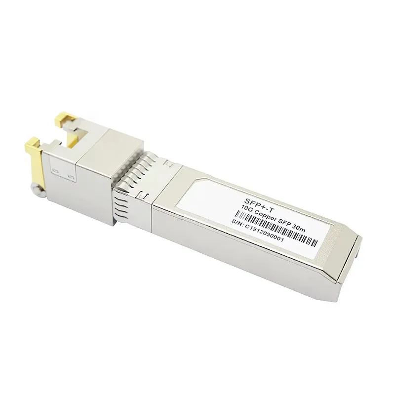 Модуль приемопередатчика SFP+ 10G RJ45 (медный), порт RJ45 30M, совместимый с Cisco/Mikrotik, для оптоволоконных Ethernet-коммутаторов 10GBase-T
Модуль приемопередатчика SFP+ 10G RJ45 (медный), порт RJ45 30M, совместимый с Cisco/Mikrotik, для оптоволоконных Ethernet-коммутаторов 10GBase-T