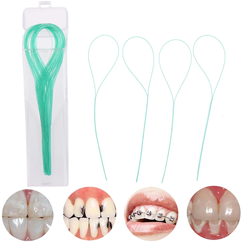 50Pcs For Crown Brace Bridge Implant Hoop Threading Braces Steel Traction Dental Floss Threader Nylon Dental Traction Line
50Pcs For Crown Brace Bridge Implant Hoop Threading Braces Steel Traction Dental Floss Threader Nylon Dental Traction Line