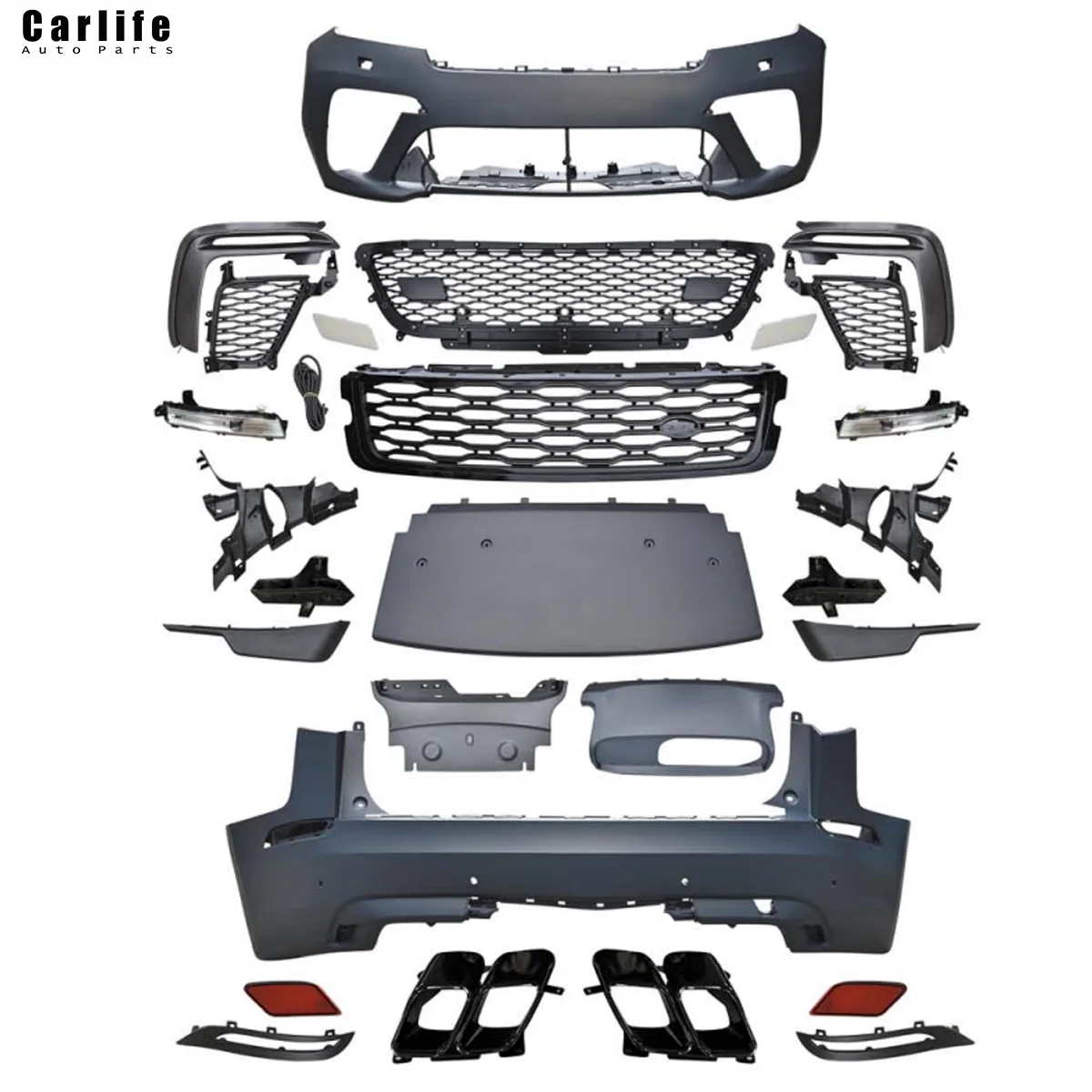 Modified to SVA Model Body Kit Front Bumper Grill PP Plastic for Land Rover Velar 2017-2023 .
Modified to SVA Model Body Kit Front Bumper Grill PP Plastic for Land Rover Velar 2017-2023 .