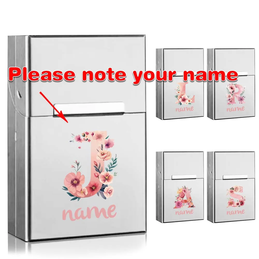 Customized Name Metal Cigarette Case Protective Cover Fashion Tobacco Holder Box Hard Shell With Magnetic Buckle DIY For Travel
Customized Name Metal Cigarette Case Protective Cover Fashion Tobacco Holder Box Hard Shell With Magnetic Buckle DIY For Travel