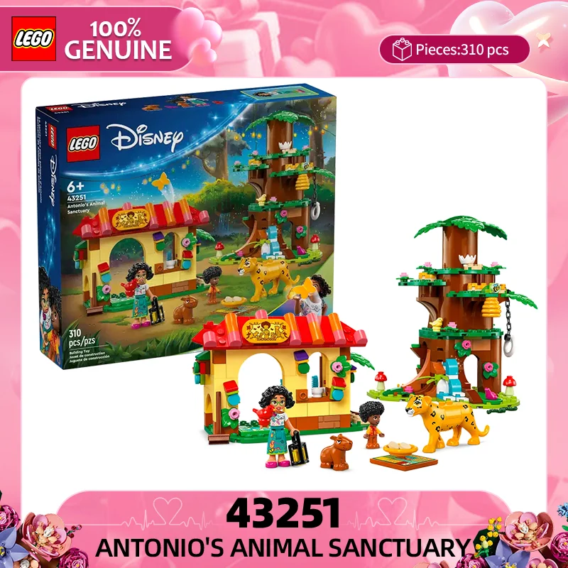 Конструктор Lego серии Disney 43251 «Убежище для животных Антонио», детские строительные блоки-головоломки, игрушка в подарок
Конструктор Lego серии Disney 43251 «Убежище для животных Антонио», детские строительные блоки-головоломки, игрушка в подарок