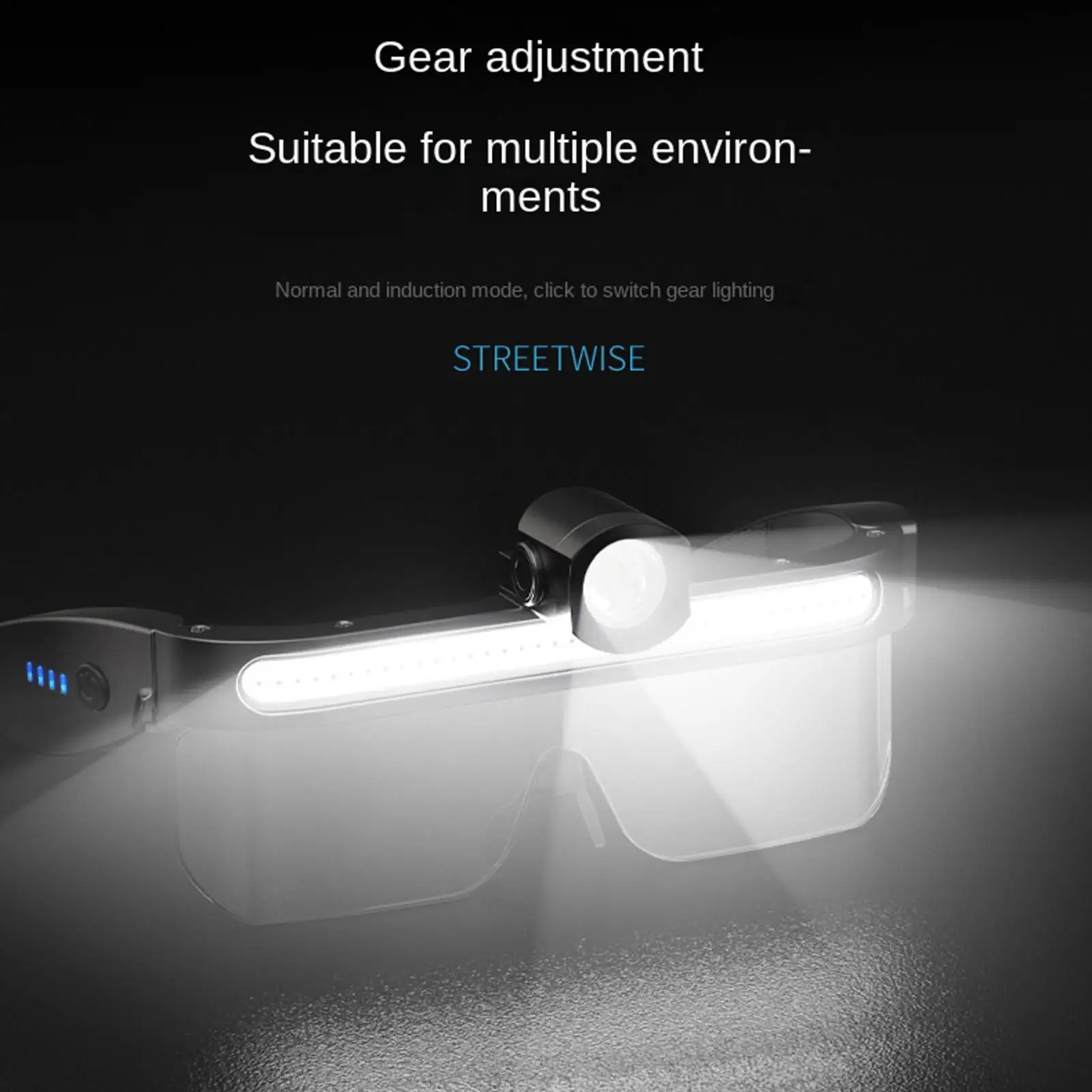 Light Up Glasses Bright Multi-Mode Battery Display Flashlight Safety Goggles Head Lights For Forehead For Camping Fishing
Light Up Glasses Bright Multi-Mode Battery Display Flashlight Safety Goggles Head Lights For Forehead For Camping Fishing
