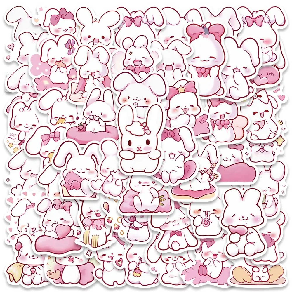 50pcs Cute Cartoon Pink Rabbits Stickers Pack For Skateboard Luggage Laptop Guitar Waterproof Graffiti Bicycle Phone Decals
50pcs Cute Cartoon Pink Rabbits Stickers Pack For Skateboard Luggage Laptop Guitar Waterproof Graffiti Bicycle Phone Decals