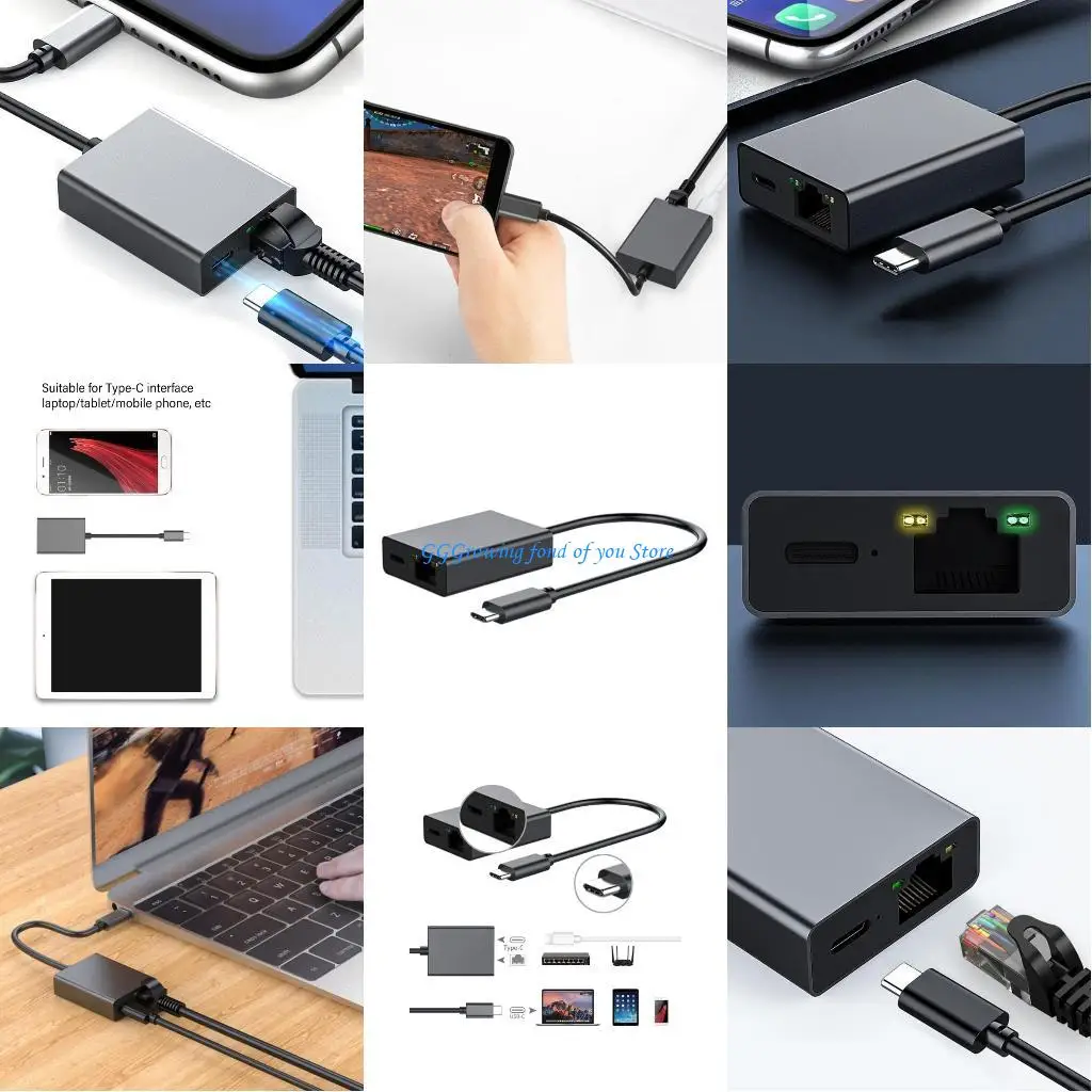H9EB TypeC to RJ45 Ethernet Adapter PD100W for Streaming 1000M/100M Fast Efficient Matal Housing
H9EB TypeC to RJ45 Ethernet Adapter PD100W for Streaming 1000M/100M Fast Efficient Matal Housing