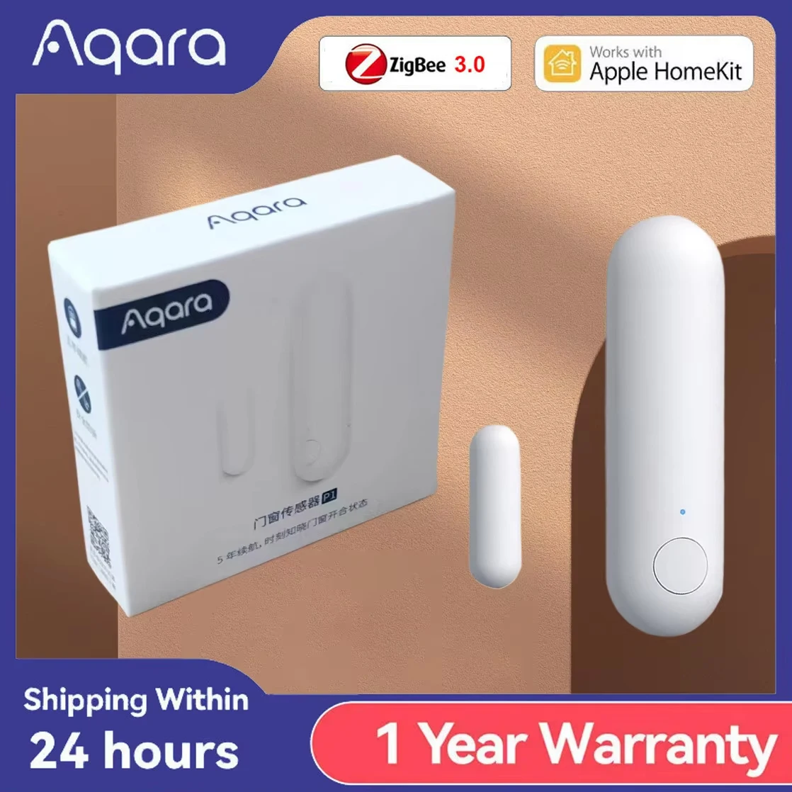 2025 Newest Aqara Door Window Sensor P1 Zigbee 3.0 Remotely View Intelligent Linkage Smart home Devices Work With Homekit APP
2025 Newest Aqara Door Window Sensor P1 Zigbee 3.0 Remotely View Intelligent Linkage Smart home Devices Work With Homekit APP