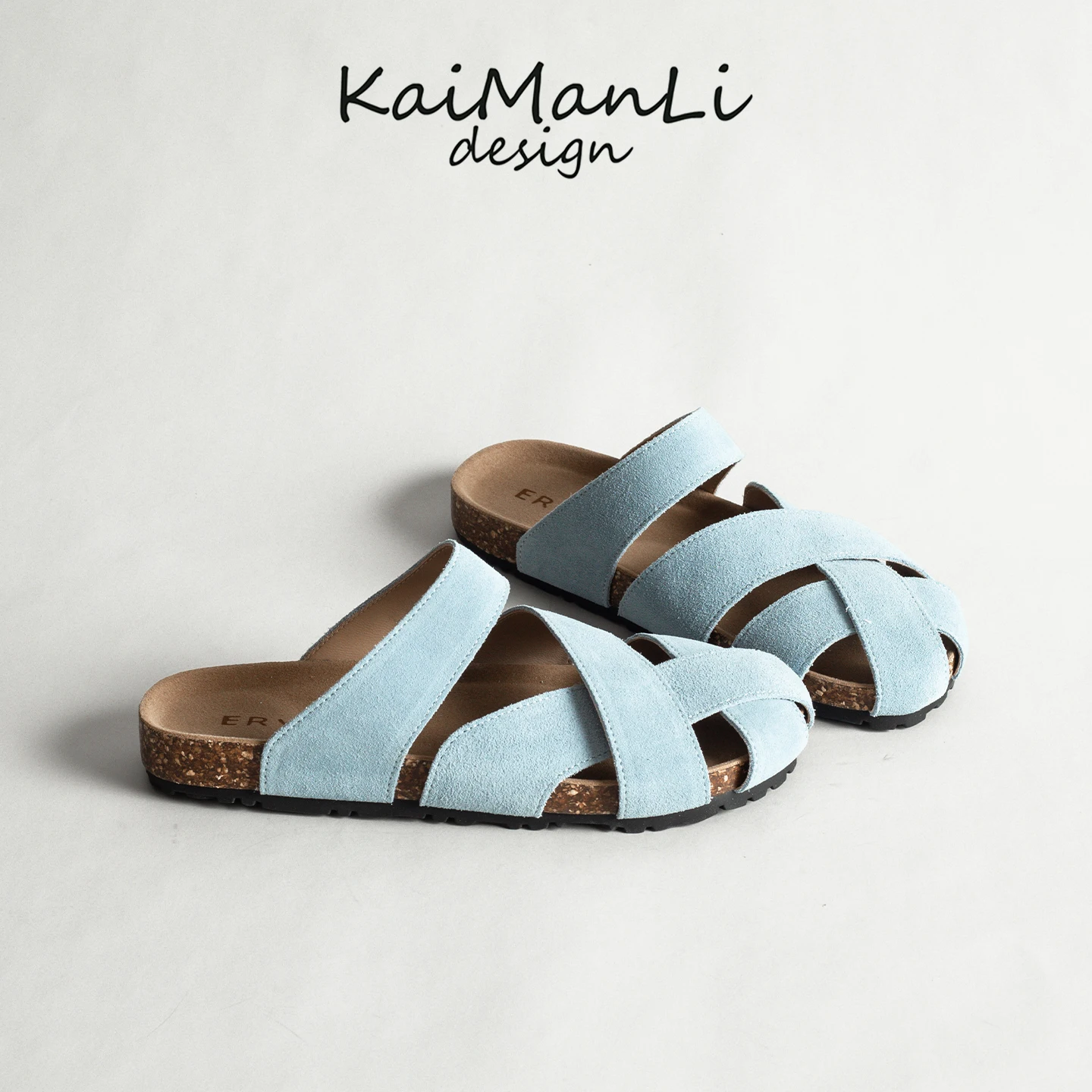 Blue Genuine Leather Woven Cross Band Toe Cover Half Slippers Women Summer Outdoor Beachside Slip-On Sandals
Blue Genuine Leather Woven Cross Band Toe Cover Half Slippers Women Summer Outdoor Beachside Slip-On Sandals