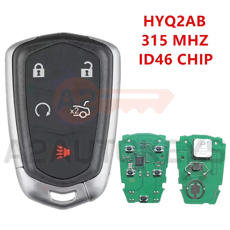 A2AUTOKEYS, 5 кнопок, 315 МГц, ID46, HYQ2AB, автомобильная лампа для Cadillac ESCALADE /ESCALADE ESV 2015-2019 XTS CTS CT6 ATS
A2AUTOKEYS, 5 кнопок, 315 МГц, ID46, HYQ2AB, автомобильная лампа для Cadillac ESCALADE /ESCALADE ESV 2015-2019 XTS CTS CT6 ATS