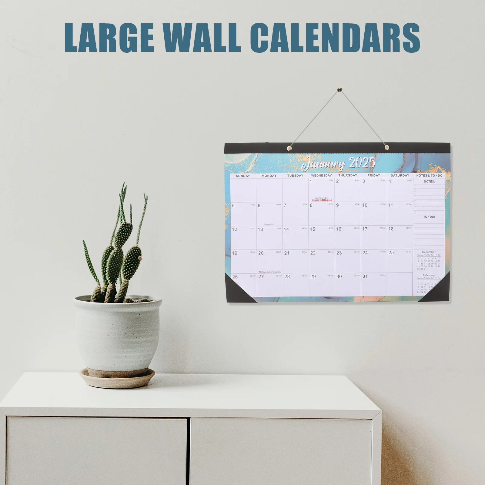 Creative Hanging Wall Calendar 2025-2026 Office Room Monthly Sturdy Noting Household Smooth Thick Paper Practical Decorative
Creative Hanging Wall Calendar 2025-2026 Office Room Monthly Sturdy Noting Household Smooth Thick Paper Practical Decorative