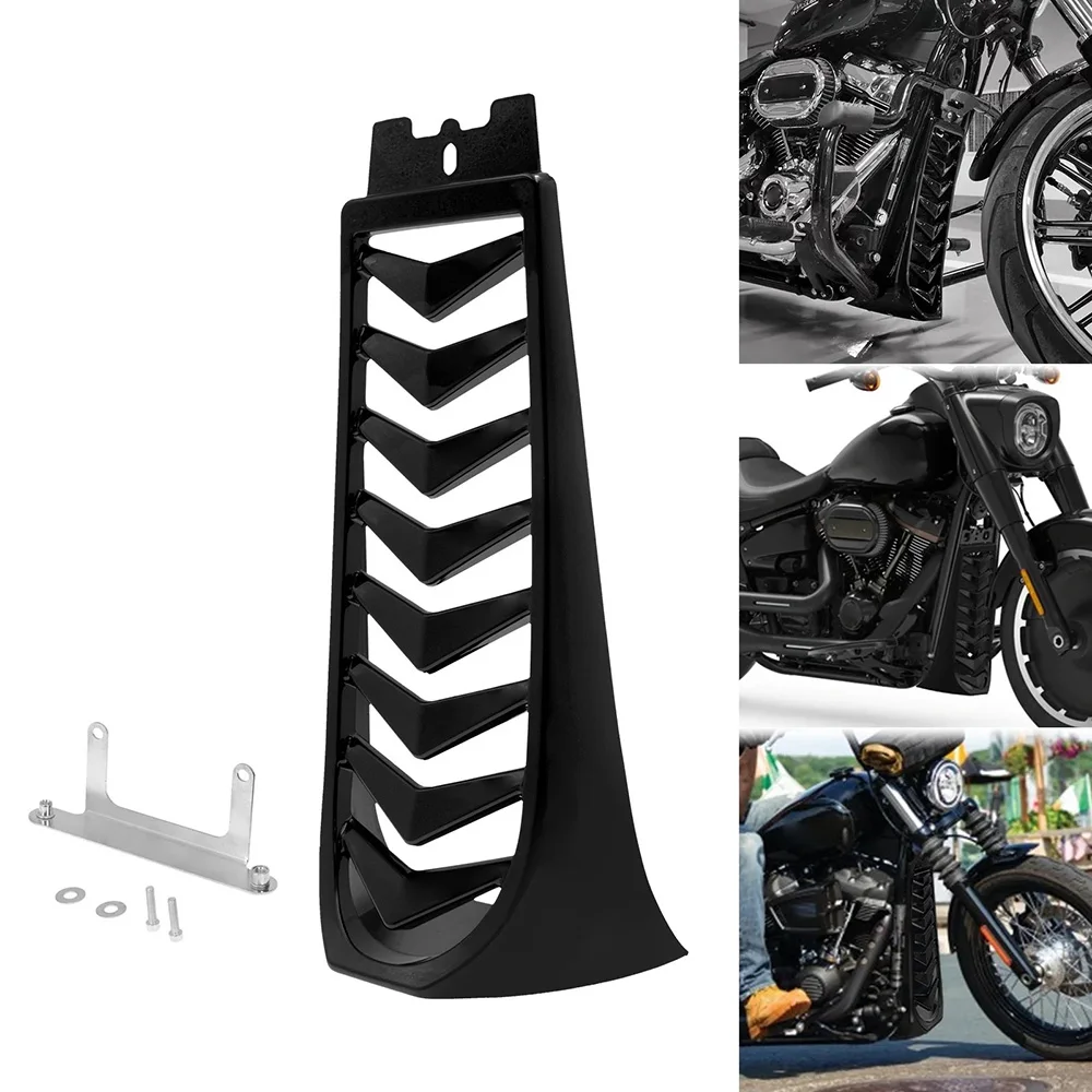 Motorcycle ABS Gloss Black Front Chin Spoiler Lower Radiator Cover For Harley Softail Street Bob Breakout Fat Bob
Motorcycle ABS Gloss Black Front Chin Spoiler Lower Radiator Cover For Harley Softail Street Bob Breakout Fat Bob