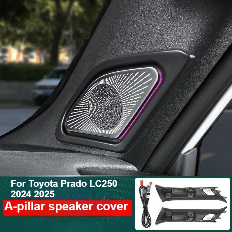 Для Toyota Prado LC250 2024-2025: Динамик-твитер для передней стойки (A-стойки) с амбиентной подсветкой, автомобильные аксессуары для модификации акустики
Для Toyota Prado LC250 2024-2025: Динамик-твитер для передней стойки (A-стойки) с амбиентной подсветкой, автомобильные аксессуары для модификации акустики