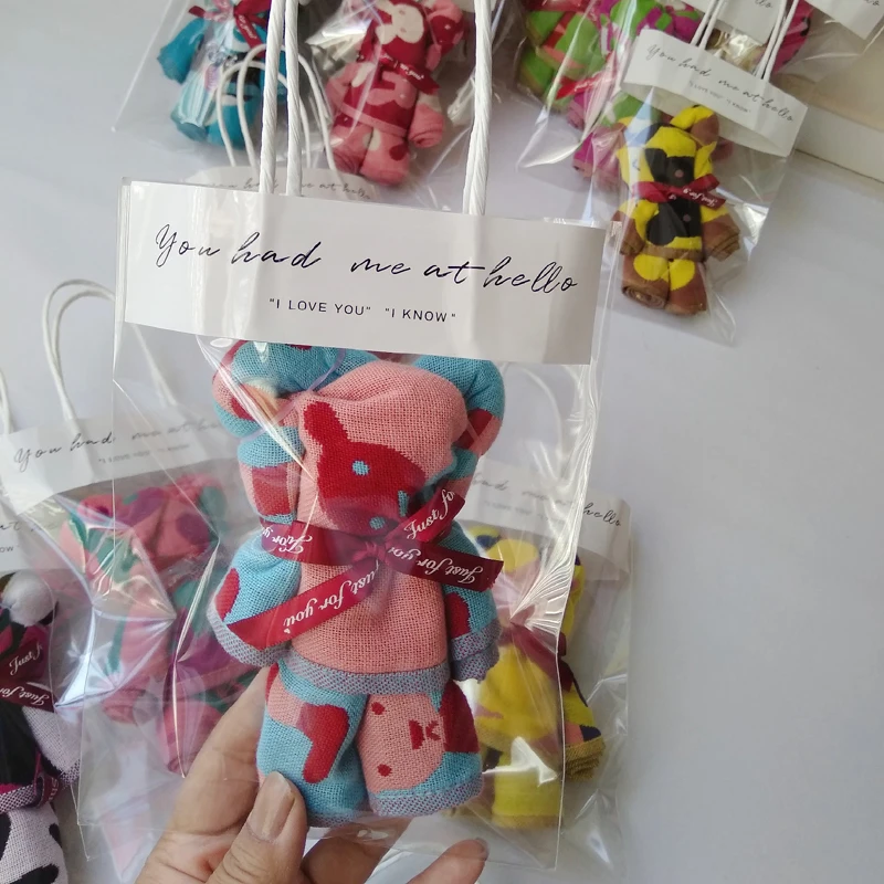 PVC Transparent Bear + Bag, Gift Bag, Baby, Child, Birthday, Wedding, companion Gift, Wholesale, MF223, 6Pcs Lot
PVC Transparent Bear + Bag, Gift Bag, Baby, Child, Birthday, Wedding, companion Gift, Wholesale, MF223, 6Pcs Lot