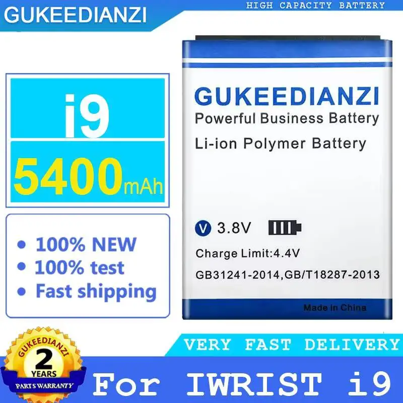 For Iwrist i9 Fast Charging Specialized Handheld Battery 5400mAh Premium Replacement
For Iwrist i9 Fast Charging Specialized Handheld Battery 5400mAh Premium Replacement