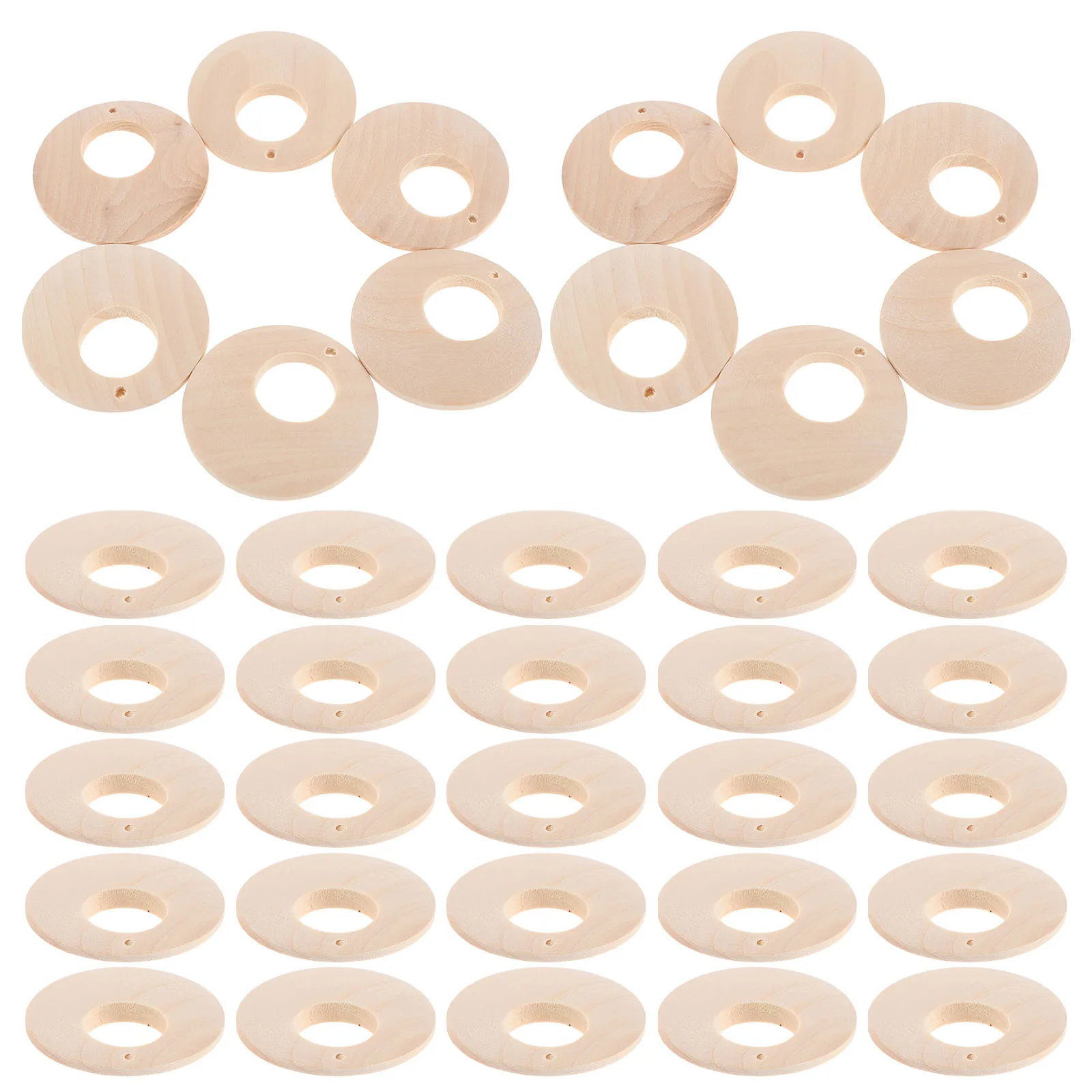 50Pcs Wooden Earring Pendants Unfinished 40mm Round Wood Slices Hole DIY Jewelry Making Findings Blank Rustic Circle Wood Pieces 
50Pcs Wooden Earring Pendants Unfinished 40mm Round Wood Slices Hole DIY Jewelry Making Findings Blank Rustic Circle Wood Pieces