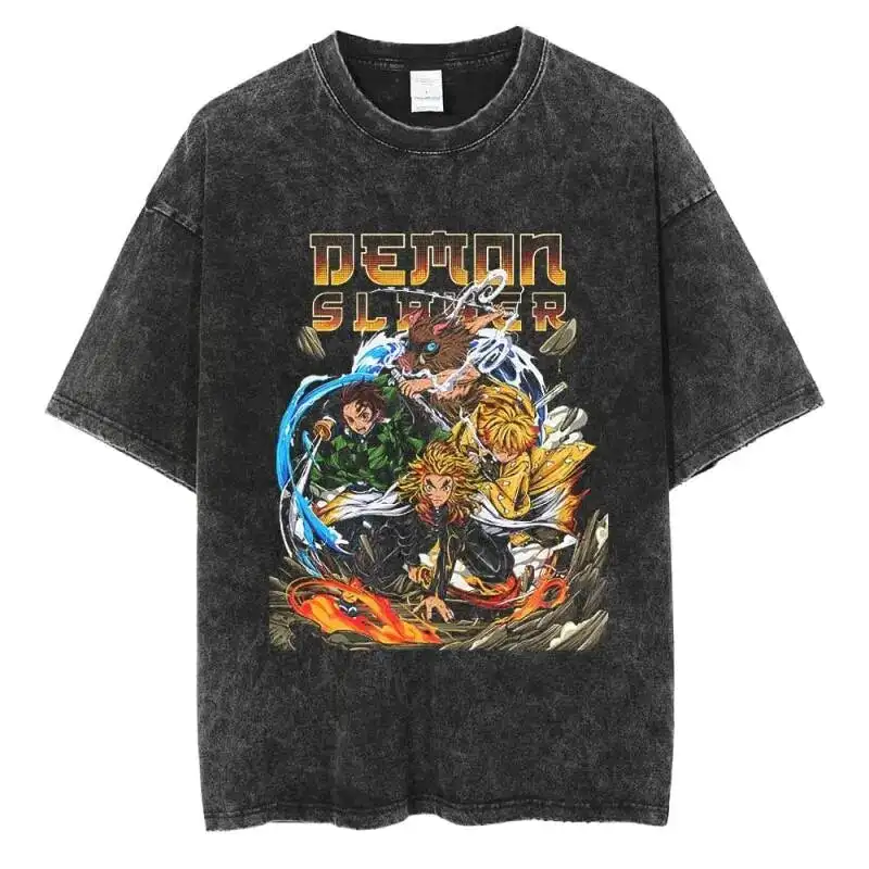 Anime Demon Slayer Blade Komatsu Men's Extra Large Washed T-shirt Suitable for Both Men and Women in Spring and Summer
Anime Demon Slayer Blade Komatsu Men's Extra Large Washed T-shirt Suitable for Both Men and Women in Spring and Summer