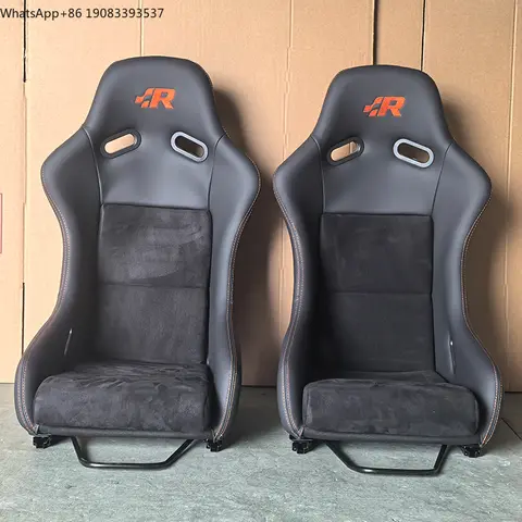 EDDY Carbon Fiber Racing Bucket Seats with Pepita Confetti for Volkswagen Golf R GTI R32 Passat R36 B6 Scirocco R