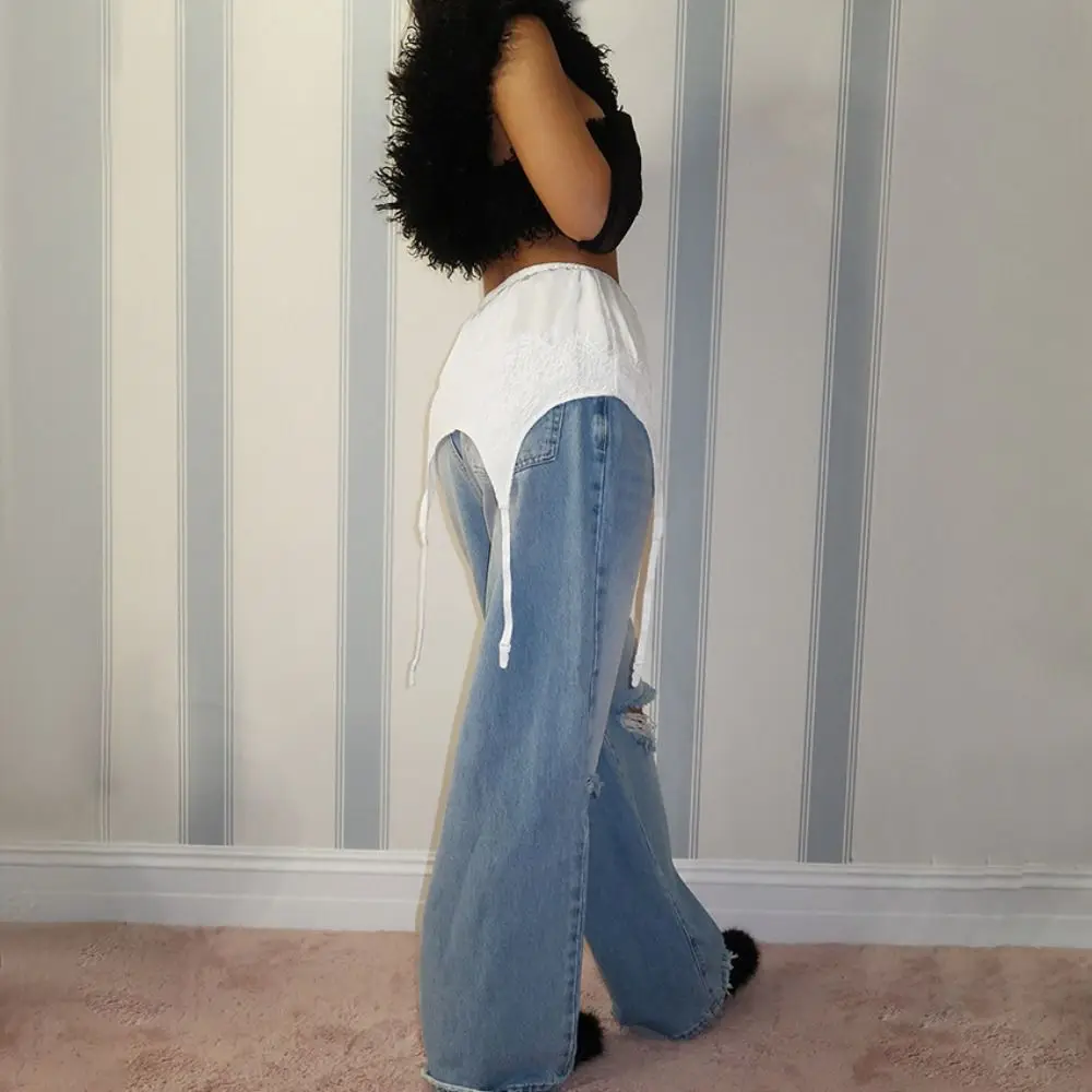 New Embroidered Flower Lace Mini Skirt See Through Y2K Streetwear Lace Up Ruffles Skirt Harajuku Pleated Skirts Jeans Decoration
New Embroidered Flower Lace Mini Skirt See Through Y2K Streetwear Lace Up Ruffles Skirt Harajuku Pleated Skirts Jeans Decoration
