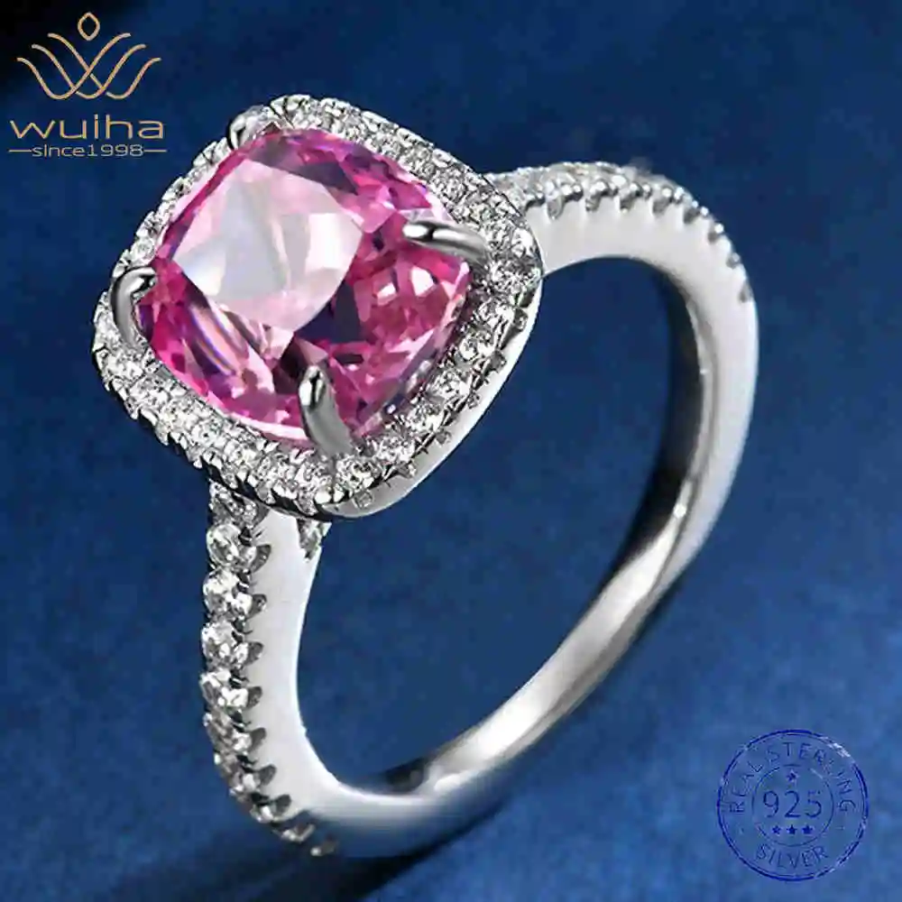 WUIHA 100% 925 Sterling Silver 8 * 9 MM Lab Sapphire Citrine High Carbon Diamonds Gemstone Wedding Engagement Ring Fine Jewelry
WUIHA 100% 925 Sterling Silver 8 * 9 MM Lab Sapphire Citrine High Carbon Diamonds Gemstone Wedding Engagement Ring Fine Jewelry