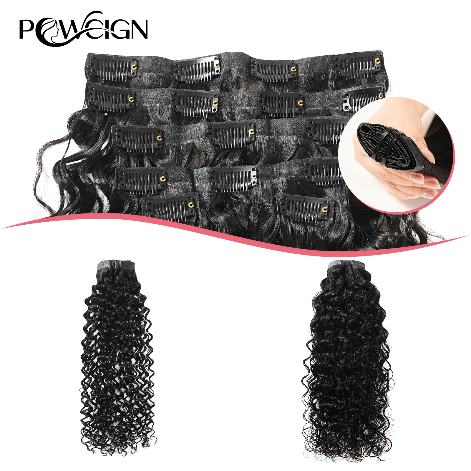 100% Human Hair Clip In Extensions Wigs - 110g Natural Soft Silky No Tangle For Daily Party Wedding All Occasions High Quality
100% Human Hair Clip In Extensions Wigs - 110g Natural Soft Silky No Tangle For Daily Party Wedding All Occasions High Quality