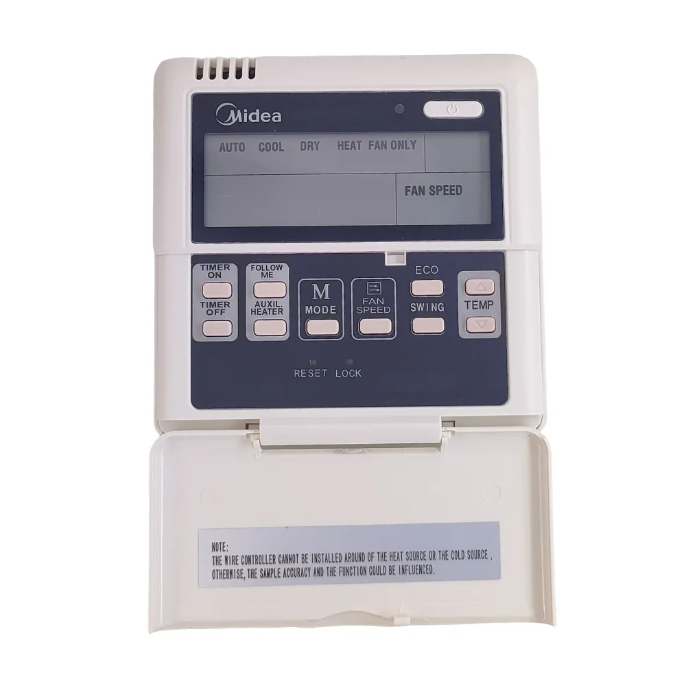 new for Midea Central Air Conditioning Fixed Frequency Line Controller KJR-12B/DP (T) - E English Board
new for Midea Central Air Conditioning Fixed Frequency Line Controller KJR-12B/DP (T) - E English Board