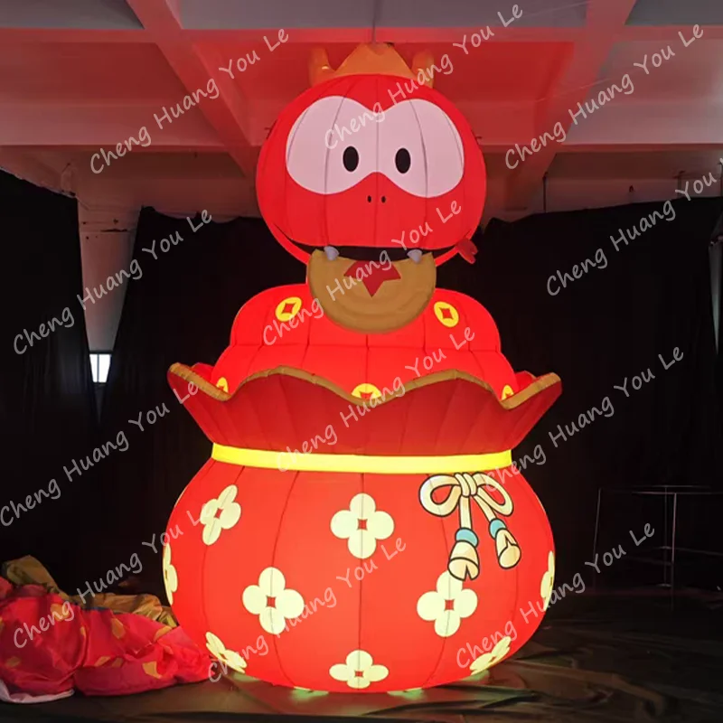 Chinese new year inflatable snake red fortune cartoon snakes gold coin bag snake for 2025 year festival shopping mall street
Chinese new year inflatable snake red fortune cartoon snakes gold coin bag snake for 2025 year festival shopping mall street