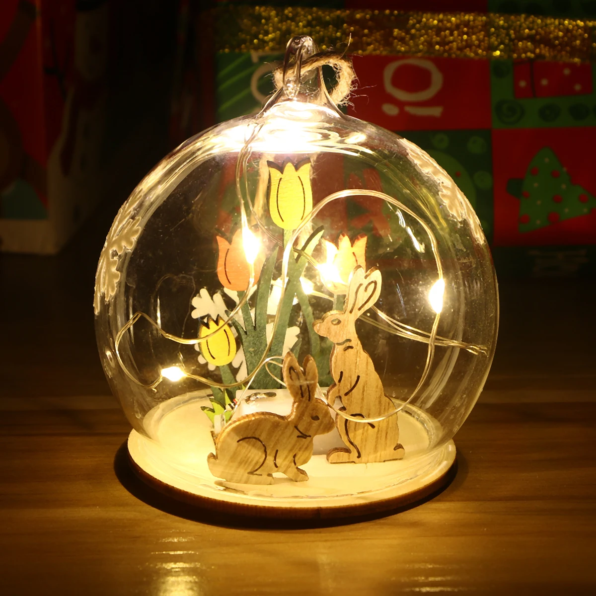 Ornaments for Christmas Tree Decorative Light Shine Glass Dome Lamp LED Lights Decoration
Ornaments for Christmas Tree Decorative Light Shine Glass Dome Lamp LED Lights Decoration