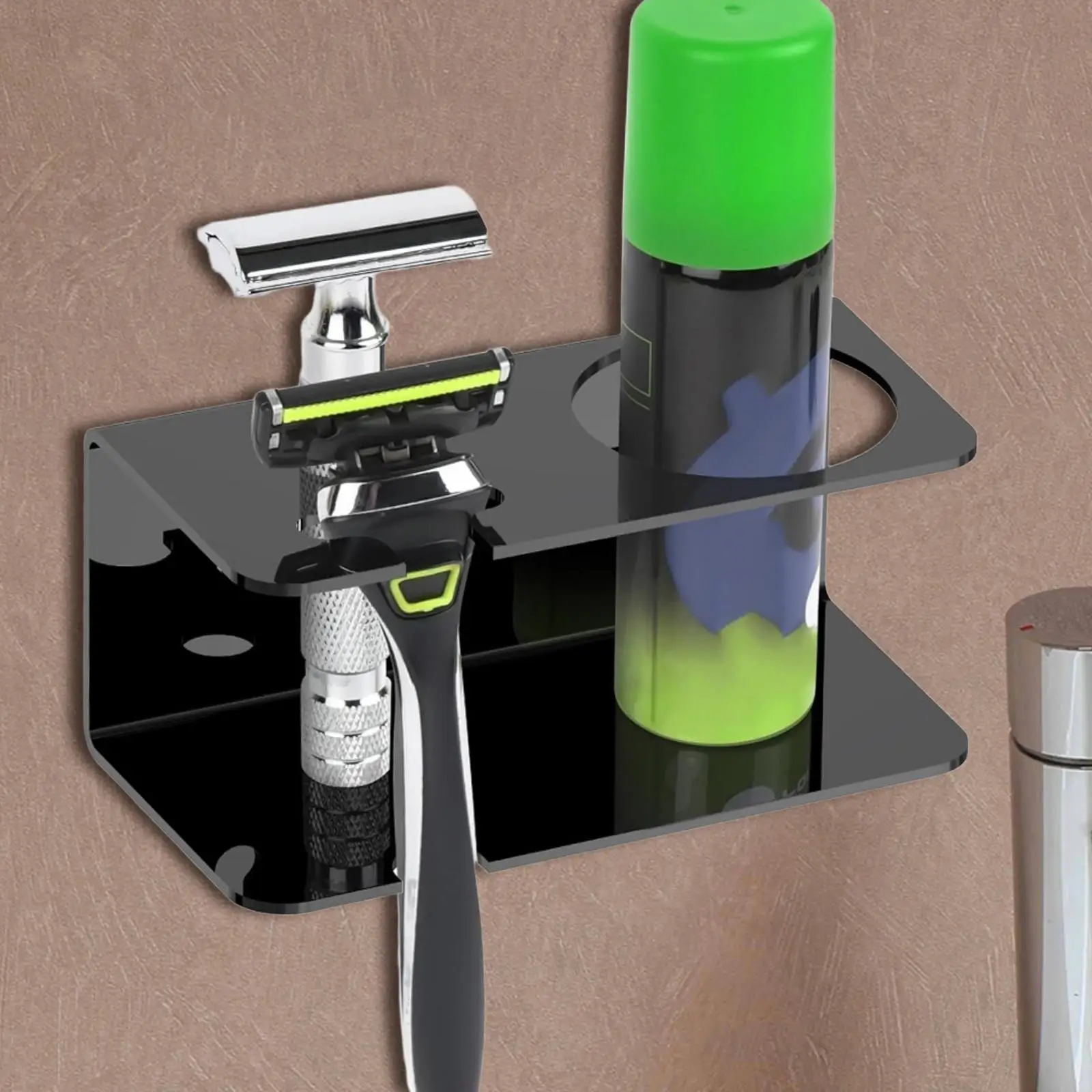 Razor & Shaving Cream Holder Wall Mount Mens' Gift Easy to Install Shaver & Gel Holder Shaver Stand Bathroom Kitchen Organizer
Razor & Shaving Cream Holder Wall Mount Mens' Gift Easy to Install Shaver & Gel Holder Shaver Stand Bathroom Kitchen Organizer