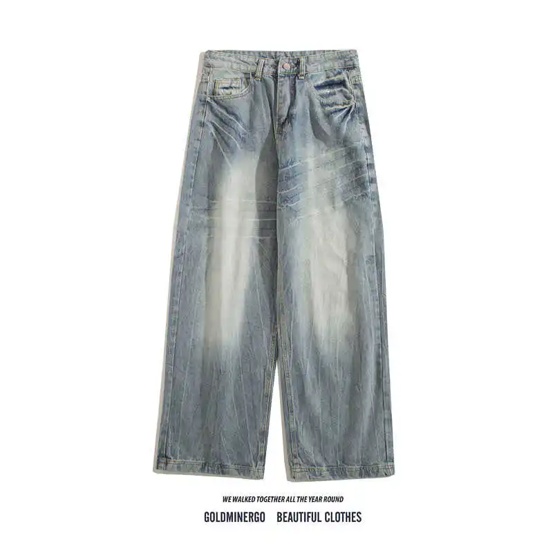 Американские джинсы в стиле хип-хоп с разрезом, мужские свободные прямые джинсы в стиле ретро с широкими штанинами, длинные повседневные универсальные джинсы, молодежные джинсы
Американские джинсы в стиле хип-хоп с разрезом, мужские свободные прямые джинсы в стиле ретро с широкими штанинами, длинные повседневные универсальные джинсы, молодежные джинсы