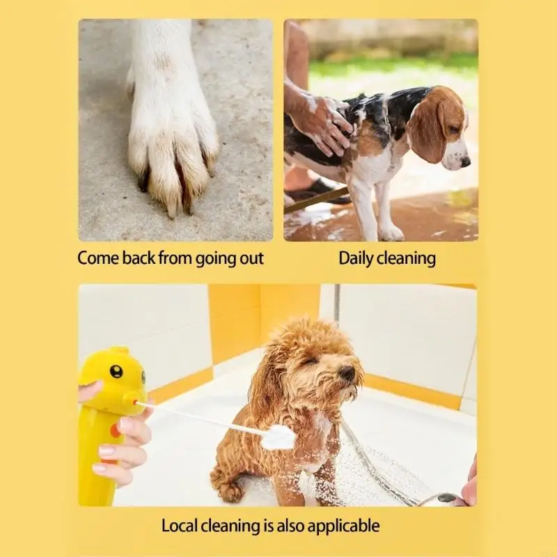Water Saving Dog Washing Spume Machine 1200mAh Transportable Plan ABS Plastic Building X3UC
Water Saving Dog Washing Spume Machine 1200mAh Transportable Plan ABS Plastic Building X3UC
