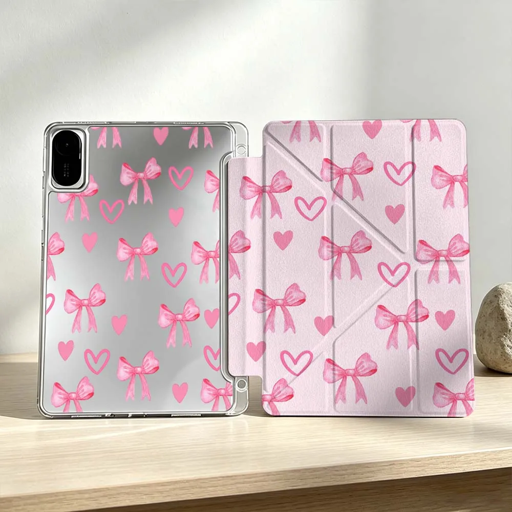 Pink Heart Pattern Bow For Xiaomi Mi Pad 8 7 6 5 Pro Redmi Pad SE 2 Poco Pad Foldable 3Y Tablet Case Soft
Pink Heart Pattern Bow For Xiaomi Mi Pad 8 7 6 5 Pro Redmi Pad SE 2 Poco Pad Foldable 3Y Tablet Case Soft