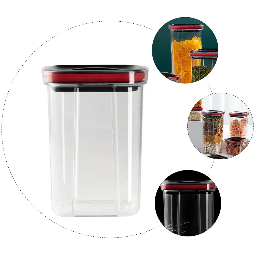 Plastic Sealed Can Cereal Storage Box Milk Powder Container Coffee Tank Snack Black Food Grade Large Mouth Easy Clean Rotary
Plastic Sealed Can Cereal Storage Box Milk Powder Container Coffee Tank Snack Black Food Grade Large Mouth Easy Clean Rotary