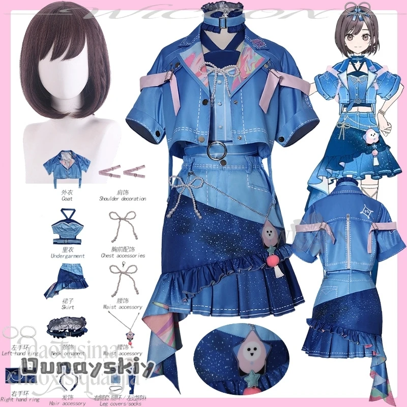 Костюм для косплея Шинономе Эны из аниме-игры Project Sekai 2025: Волшебный Идол, сценический костюм, мини-платье в стиле кавайи, униформа для Хэллоуина
Костюм для косплея Шинономе Эны из аниме-игры Project Sekai 2025: Волшебный Идол, сценический костюм, мини-платье в стиле кавайи, униформа для Хэллоуина