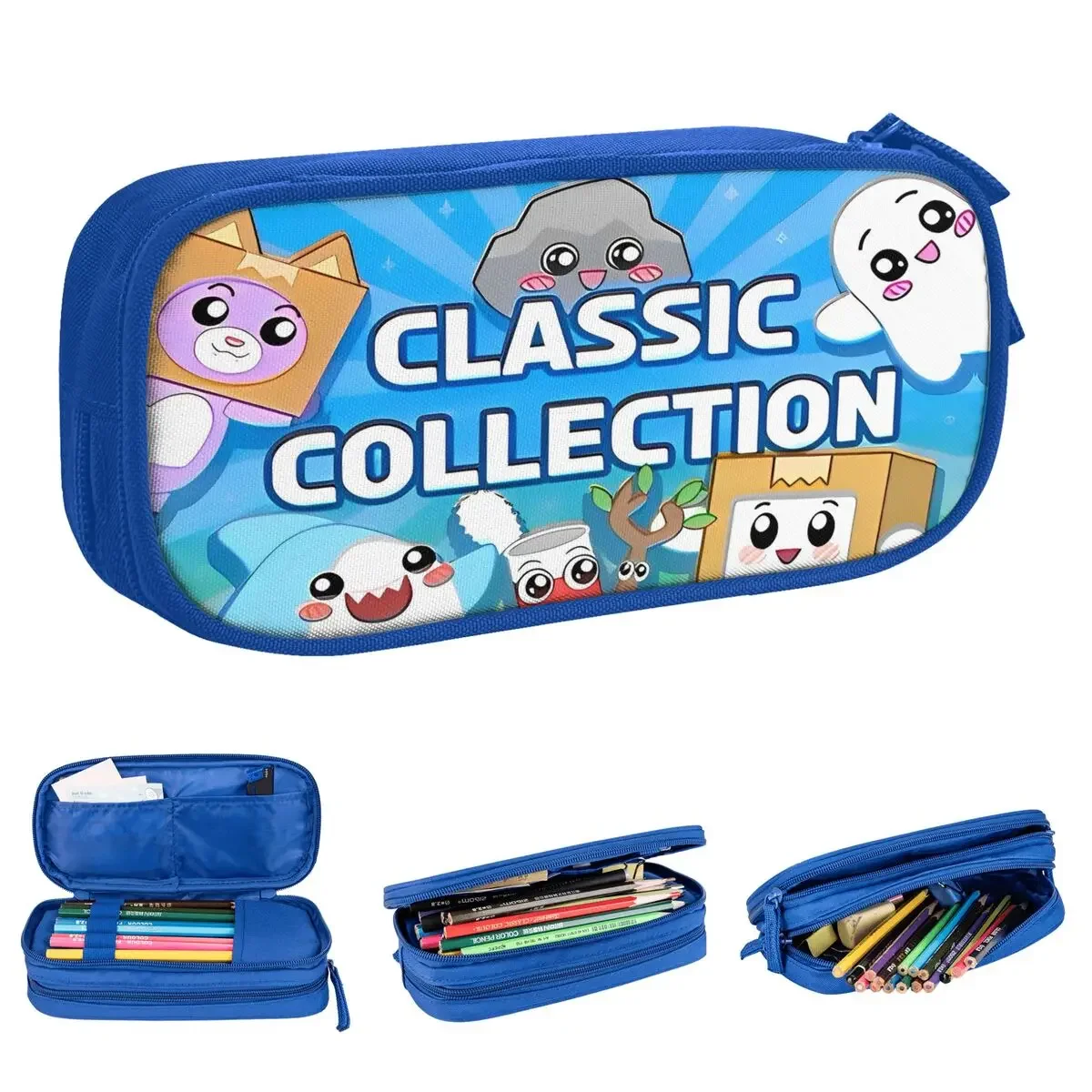 L-Lankybox Classic Pencil Cases Rockys Foxy Boxy Pencilcases Pen Box for Student Big Capacity Bag Students School Stationery
L-Lankybox Classic Pencil Cases Rockys Foxy Boxy Pencilcases Pen Box for Student Big Capacity Bag Students School Stationery