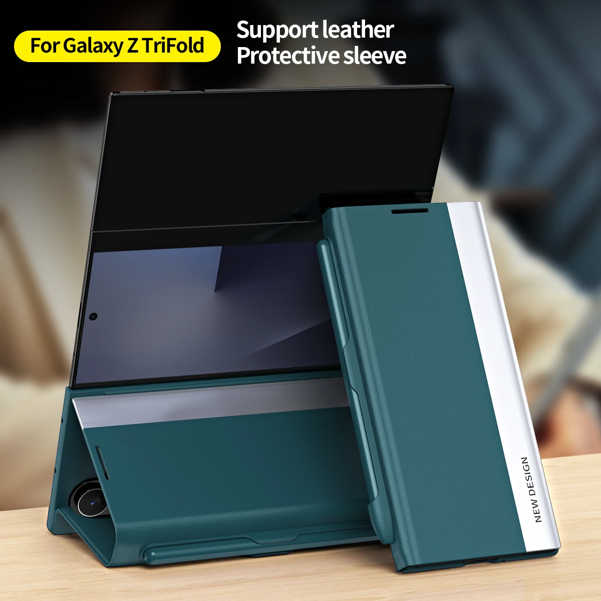 Z Trifold для Samsung Galaxy Z Trifold Phone Складной чехол с отделением для ручки и ручки Роскошный флип-чехол из искусственной кожи с полной защитной крышкой
Z Trifold для Samsung Galaxy Z Trifold Phone Складной чехол с отделением для ручки и ручки Роскошный флип-чехол из искусственной кожи с полной защитной крышкой